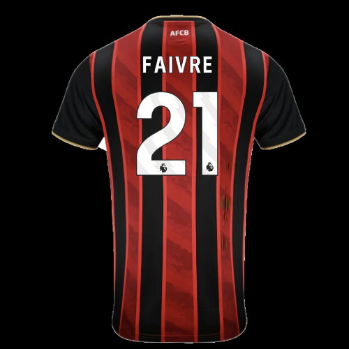 2025-2026 Bournemouth Home Shirt - Kids (Faivre 21)