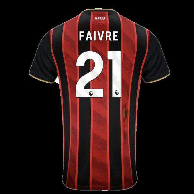 2025-2026 Bournemouth Home Shirt - Kids (Faivre 21)
