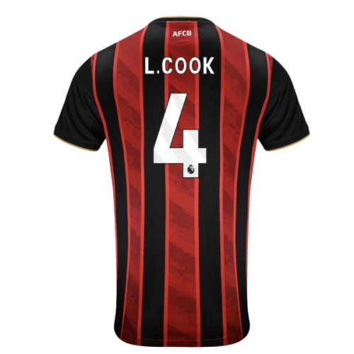 2025-2026 Bournemouth Home Shirt - Kids (L.Cook 4)