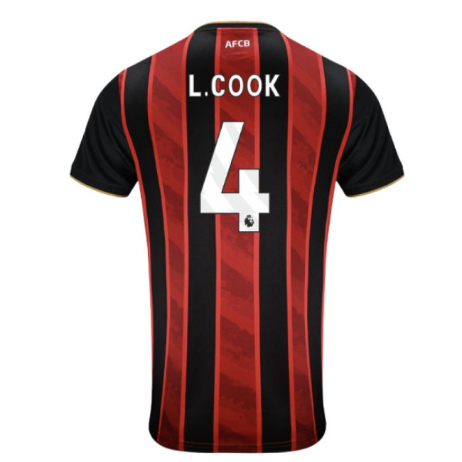 2025-2026 Bournemouth Home Shirt - Kids (L.Cook 4)