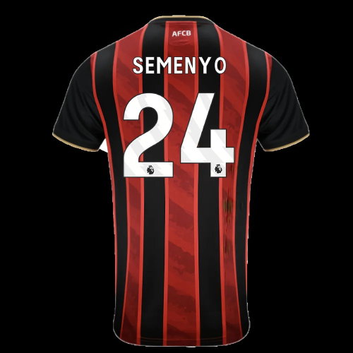 2025-2026 Bournemouth Home Shirt - Kids (Semenyo 24)