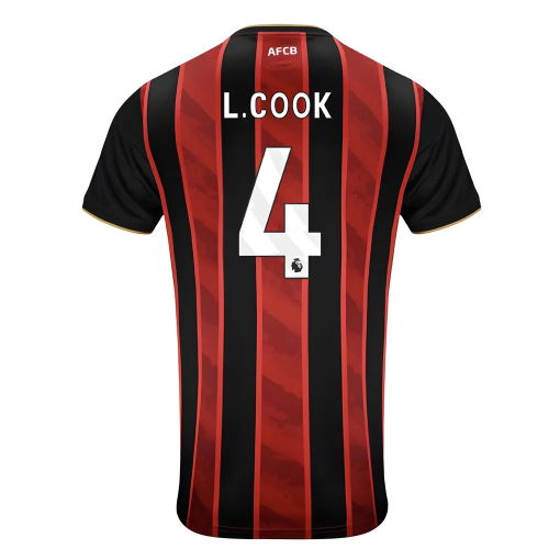 2025-2026 Bournemouth Home Shirt (L.Cook 4)