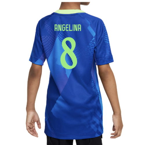 2025-2026 Brazil Womens Team Away Shirt (Kids) (Angelina 8)