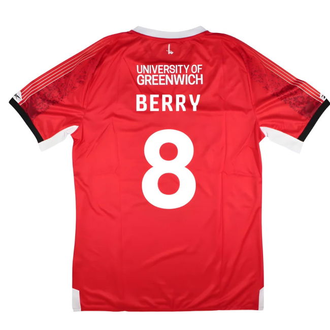 2025-2026 Charlton Athletic Home Shirt (Berry 8)