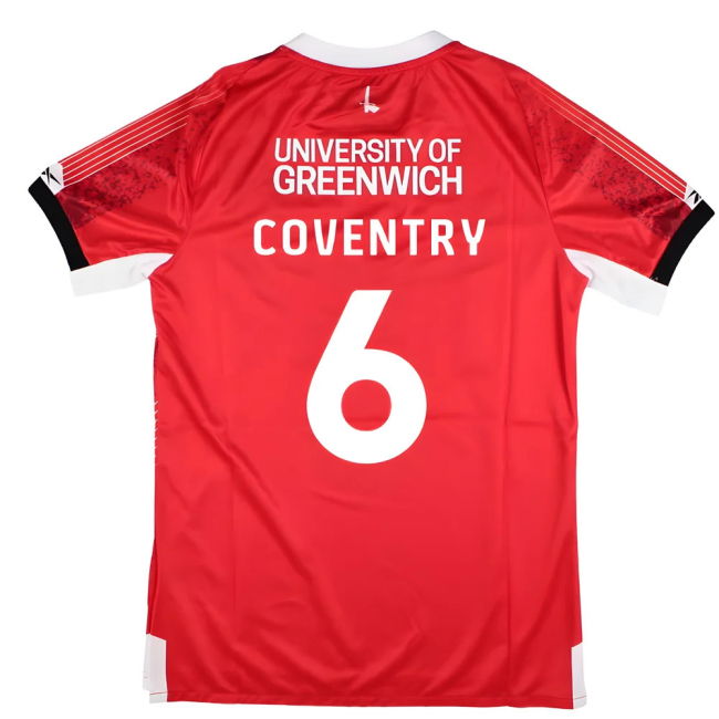 2025-2026 Charlton Athletic Home Shirt - Kids (Coventry 6)