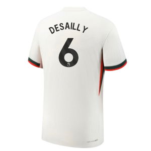 2025-2026 Chelsea Authentic Dri-Fit ADV Away Shirt (Desailly 6)