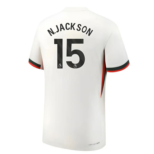 2025-2026 Chelsea Authentic Dri-Fit ADV Away Shirt (N.Jackson 15)