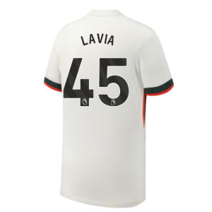 2025-2026 Chelsea Away Shirt (Kids) (Lavia 45)