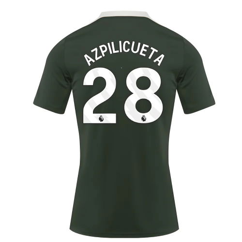 2025-2026 Chelsea Dri-Fit Strike Training Shirt (Green) (Azpilicueta 28)  2025-2026 Chelsea Dri-Fit Strike Training Shirt (Green) (Azpilicueta 28)