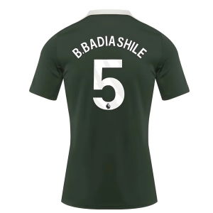 2025-2026 Chelsea Dri-Fit Strike Training Shirt (Green) (B.Badiashile 5)