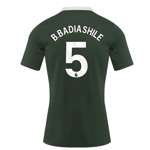 2025-2026 Chelsea Dri-Fit Strike Training Shirt (Green) (B.Badiashile 5)