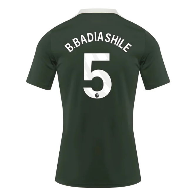 2025-2026 Chelsea Dri-Fit Strike Training Shirt (Green) (B.Badiashile 5)