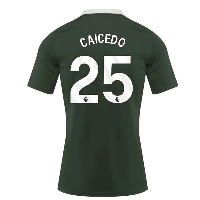 2025-2026 Chelsea Dri-Fit Strike Training Shirt (Green) (Caicedo 25)
