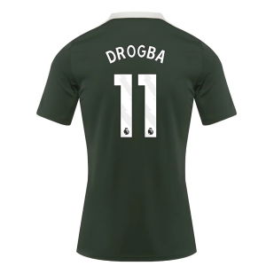 2025-2026 Chelsea Dri-Fit Strike Training Shirt (Green) (Drogba 11)