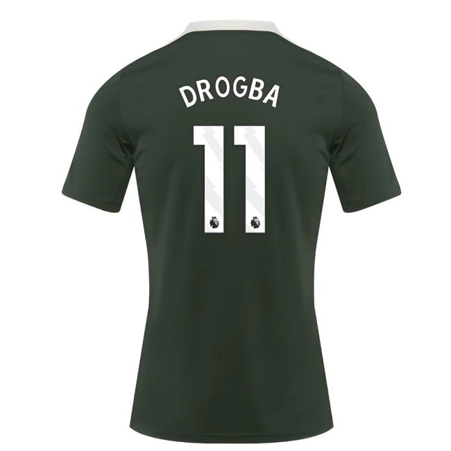 2025-2026 Chelsea Dri-Fit Strike Training Shirt (Green) (Drogba 11)