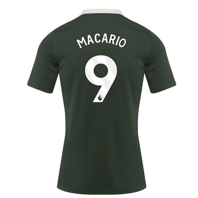 2025-2026 Chelsea Dri-Fit Strike Training Shirt (Green) (Macario 9)