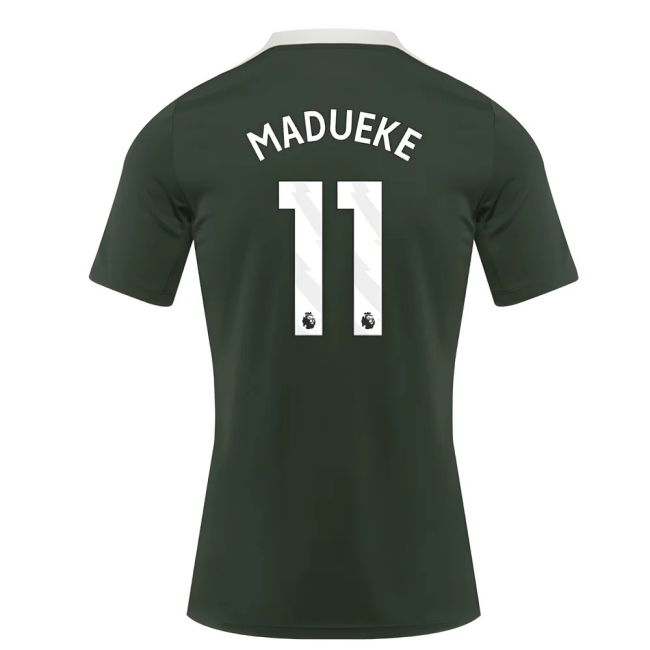 2025-2026 Chelsea Dri-Fit Strike Training Shirt (Green) (Madueke 11)