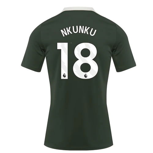 2025-2026 Chelsea Dri-Fit Strike Training Shirt (Green) (Nkunku 18)