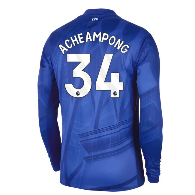 2025-2026 Chelsea Home Long Sleeve Shirt (Acheampong 34)