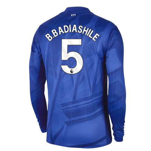 2025-2026 Chelsea Home Long Sleeve Shirt (B.Badiashile 5)