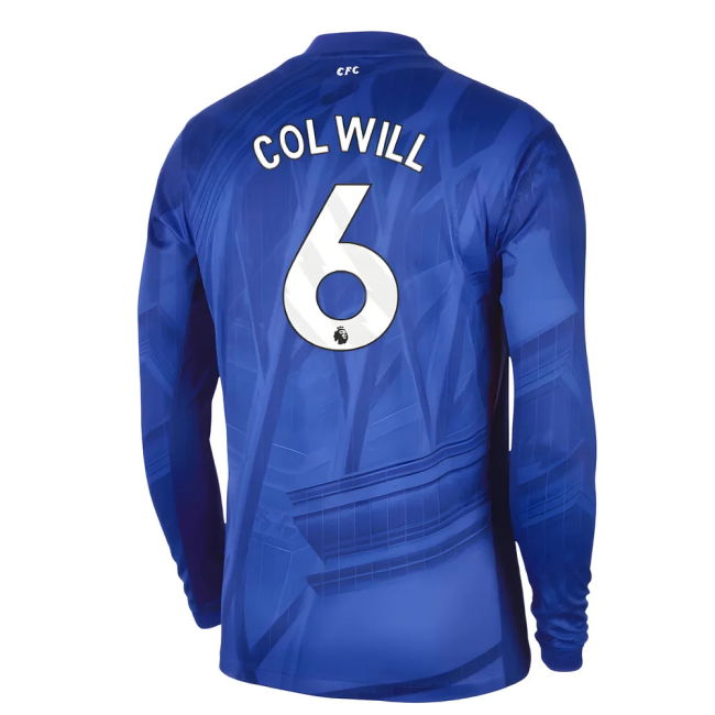 2025-2026 Chelsea Home Long Sleeve Shirt (Colwill 6)