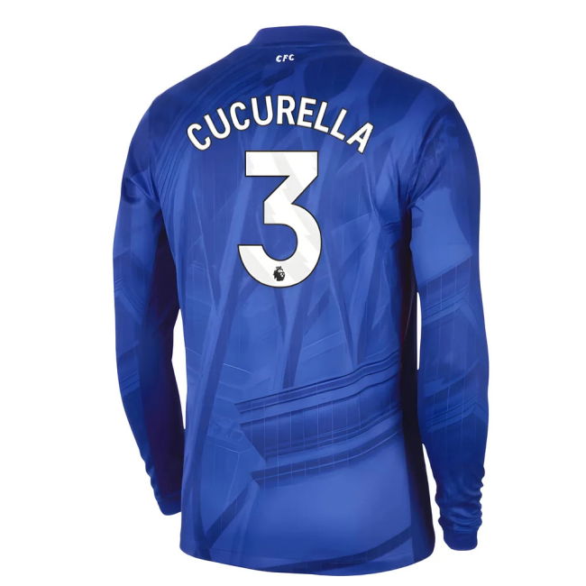 2025-2026 Chelsea Home Long Sleeve Shirt (Cucurella 3)