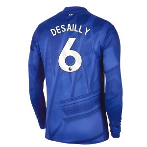 2025-2026 Chelsea Home Long Sleeve Shirt (Desailly 6)