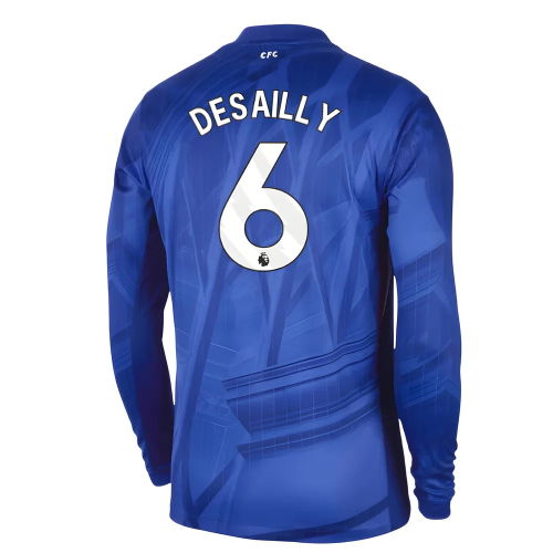 2025-2026 Chelsea Home Long Sleeve Shirt (Desailly 6)