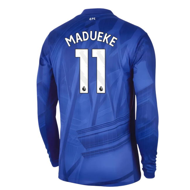 2025-2026 Chelsea Home Long Sleeve Shirt (Madueke 11)