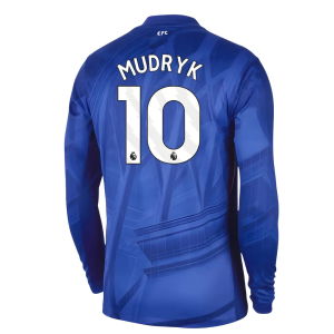 2025-2026 Chelsea Home Long Sleeve Shirt (Mudryk 10)