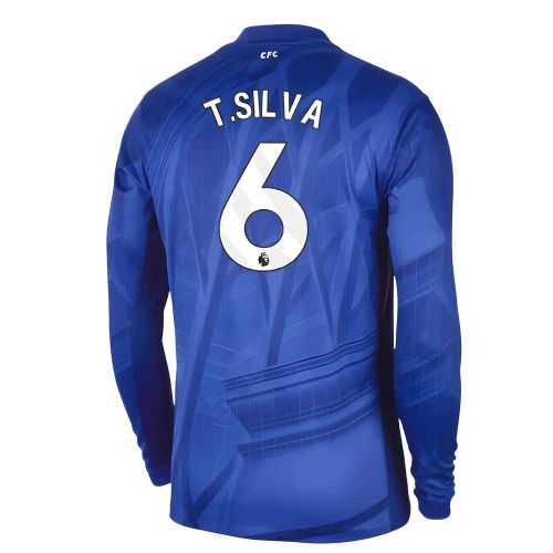 2025-2026 Chelsea Home Long Sleeve Shirt (T.Silva 6)