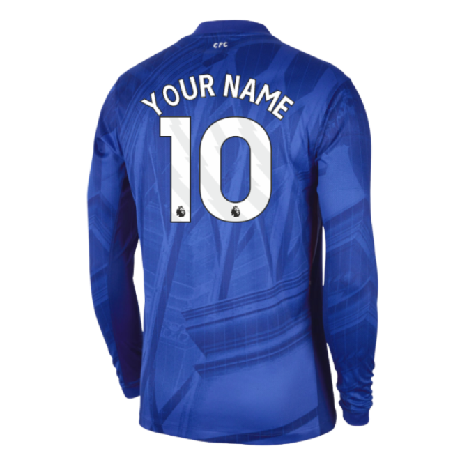 2025-2026 Chelsea Home Long Sleeve Shirt (Your Name)