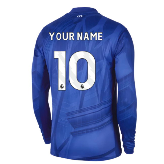 2025-2026 Chelsea Home Long Sleeve Shirt (Your Name)