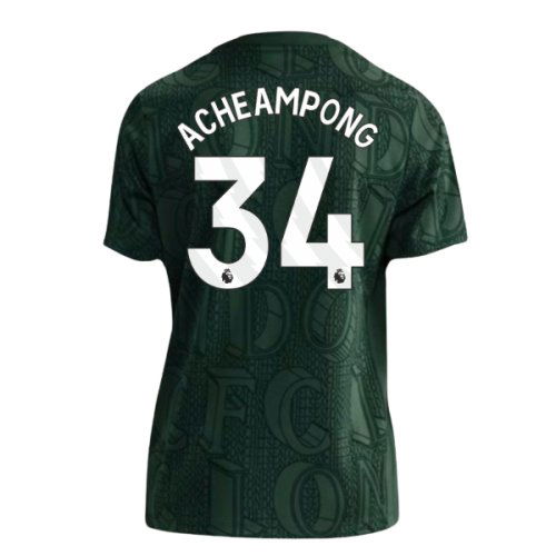 2025-2026 Chelsea Pre Match Shirt (Green) - Kids (Acheampong 34)