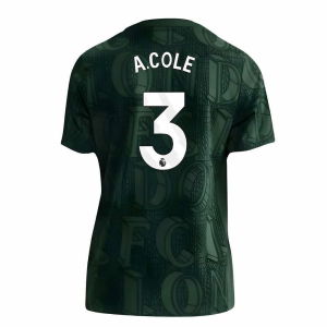 2025-2026 Chelsea Pre Match Shirt (Green) - Kids (A.Cole 3)