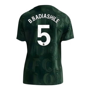2025-2026 Chelsea Pre Match Shirt (Green) - Kids (B.Badiashile 5)