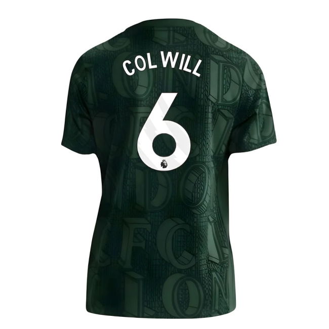 2025-2026 Chelsea Pre Match Shirt (Green) - Kids (Colwill 6)