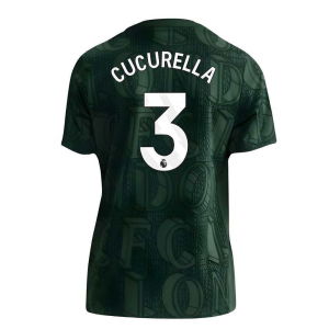 2025-2026 Chelsea Pre Match Shirt (Green) - Kids (Cucurella 3)