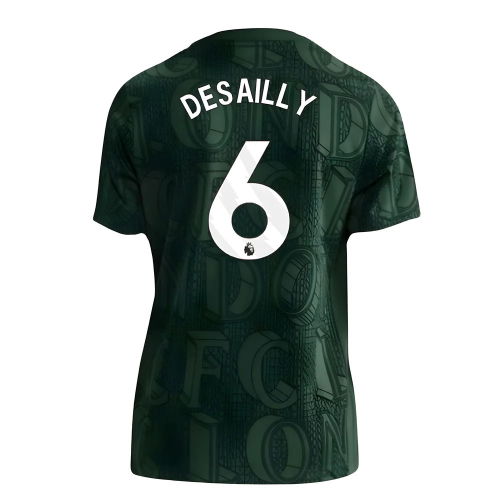 2025-2026 Chelsea Pre Match Shirt (Green) - Kids (Desailly 6)