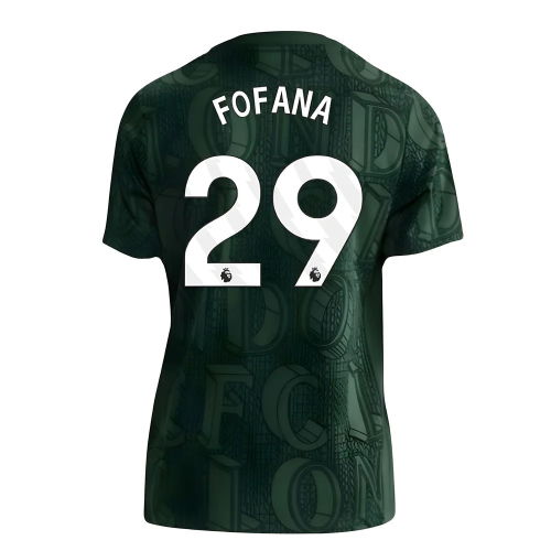 2025-2026 Chelsea Pre Match Shirt (Green) - Kids (Fofana 29)