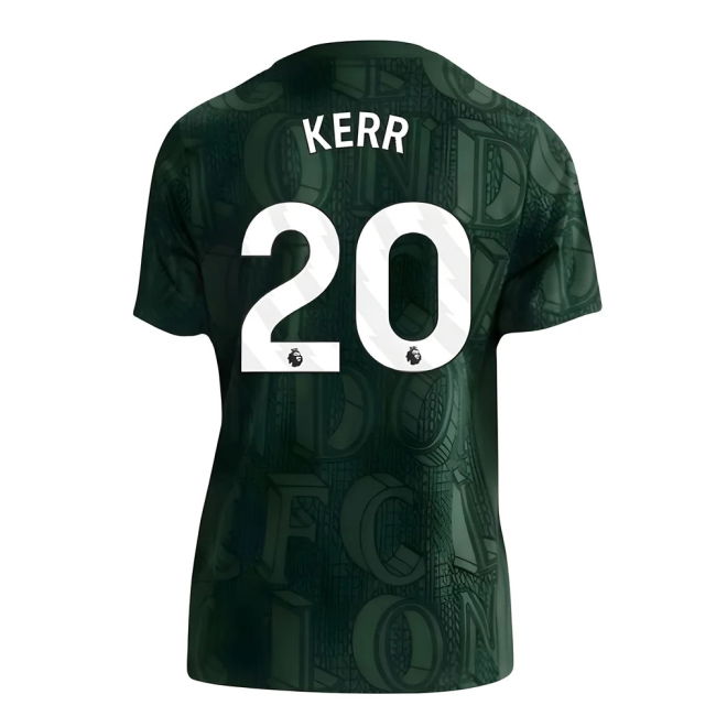 2025-2026 Chelsea Pre Match Shirt (Green) - Kids (Kerr 20)