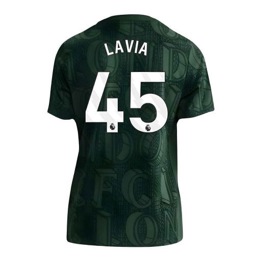 2025-2026 Chelsea Pre Match Shirt (Green) - Kids (Lavia 45)