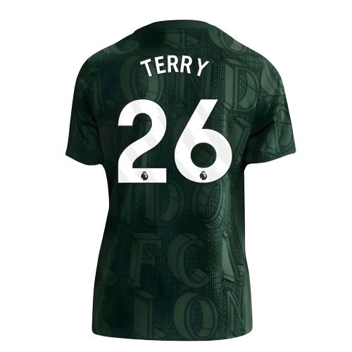 2025-2026 Chelsea Pre Match Shirt (Green) - Kids (Terry 26)