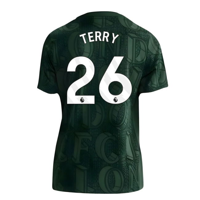 2025-2026 Chelsea Pre Match Shirt (Green) - Kids (Terry 26)