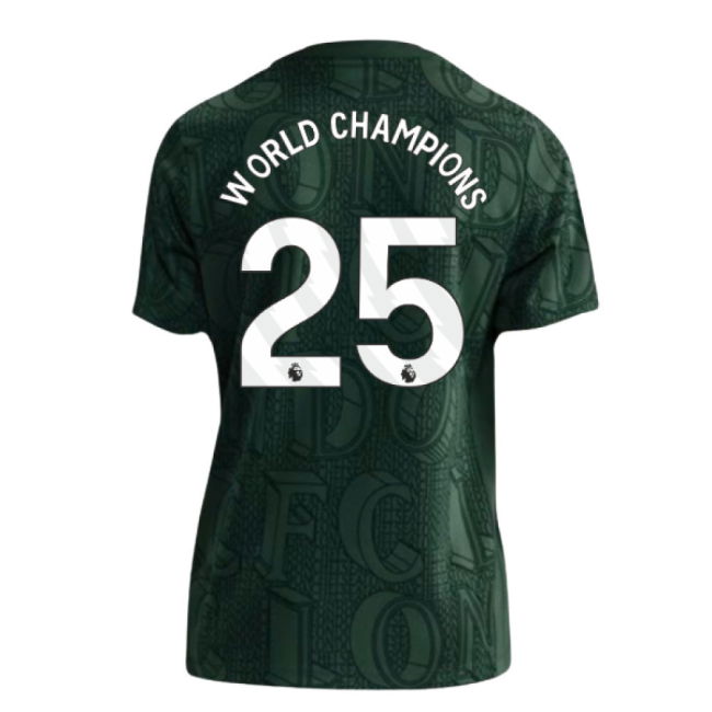 2025-2026 Chelsea Pre Match Shirt (Green) - Kids (World Champions 25)