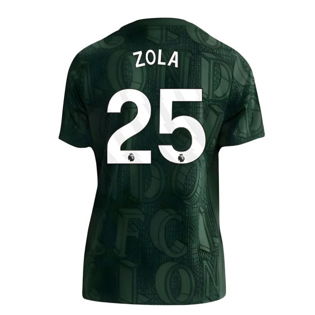 2025-2026 Chelsea Pre Match Shirt (Green) - Kids (Zola 25)