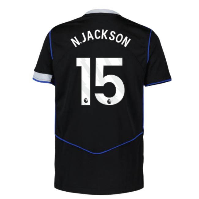 2025-2026 Chelsea Third Authentic Shirt (N.Jackson 15)