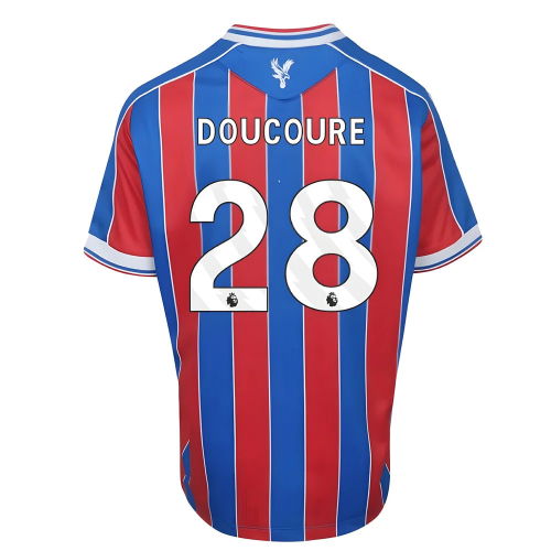 2025-2026 Crystal Palace Home Shirt (Kids) (Doucoure 28)
