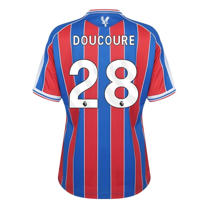 2025-2026 Crystal Palace Home Shirt (Womens) (Doucoure 28)