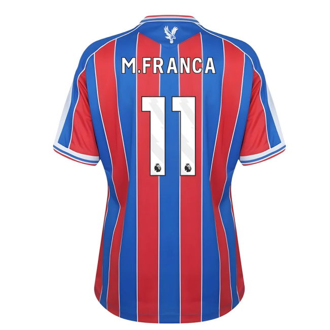 2025-2026 Crystal Palace Home Shirt (Womens) (M.Franca 11)